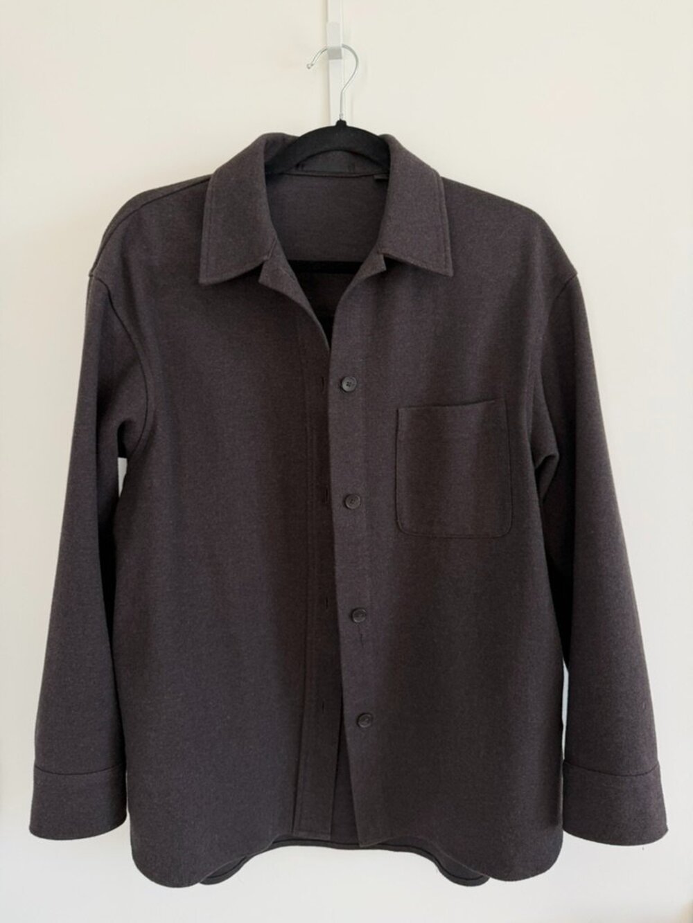 Uniqlo Dark Brown Shirt Jacket Size XS